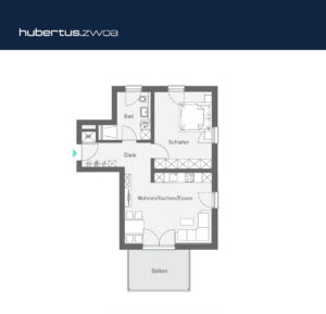 Grundriss Wohnung 3