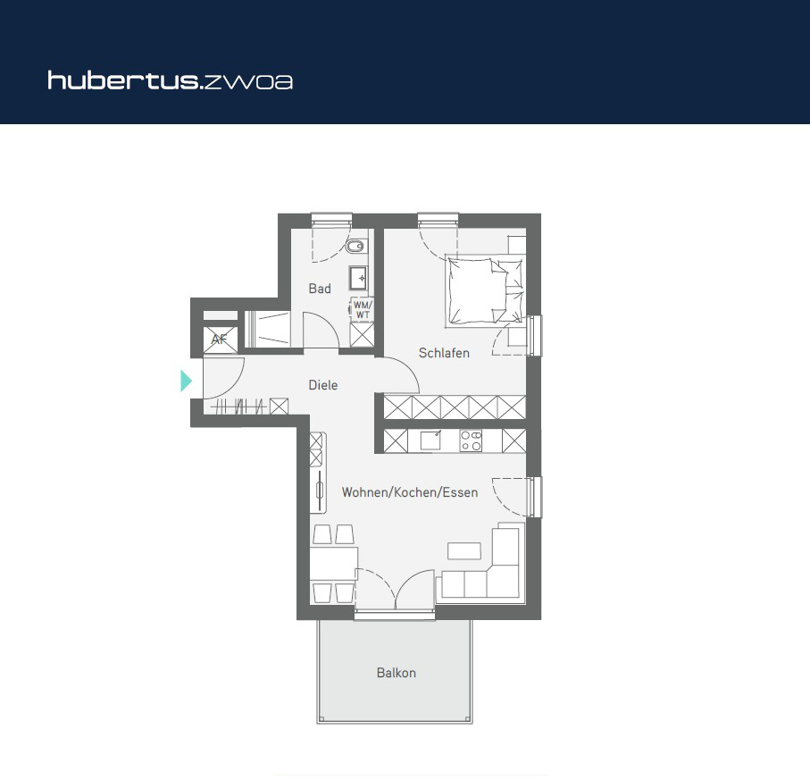 Grundriss Wohnung 3