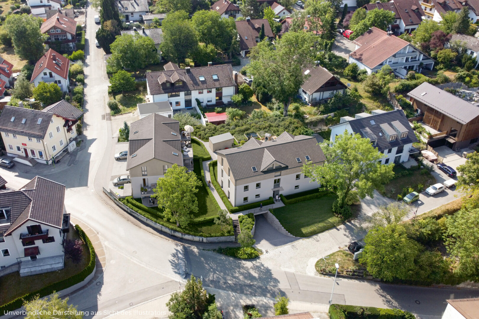 Visualisierung Luftbild Nord-West