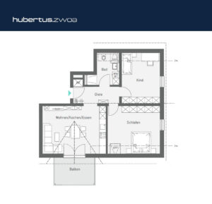 Grundriss Wohnung 6