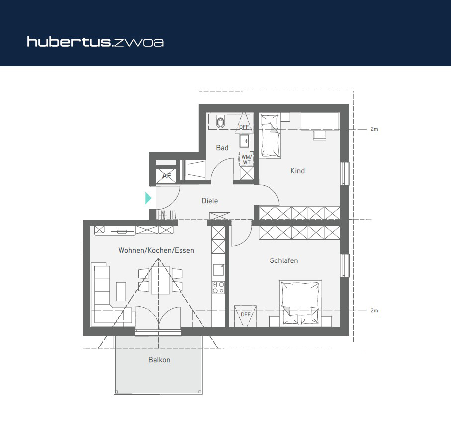 Grundriss Wohnung 6