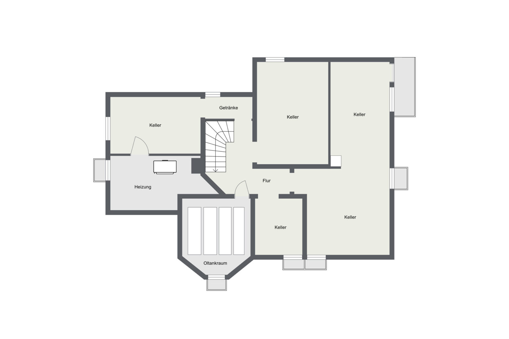 Grundriss Untergeschoss